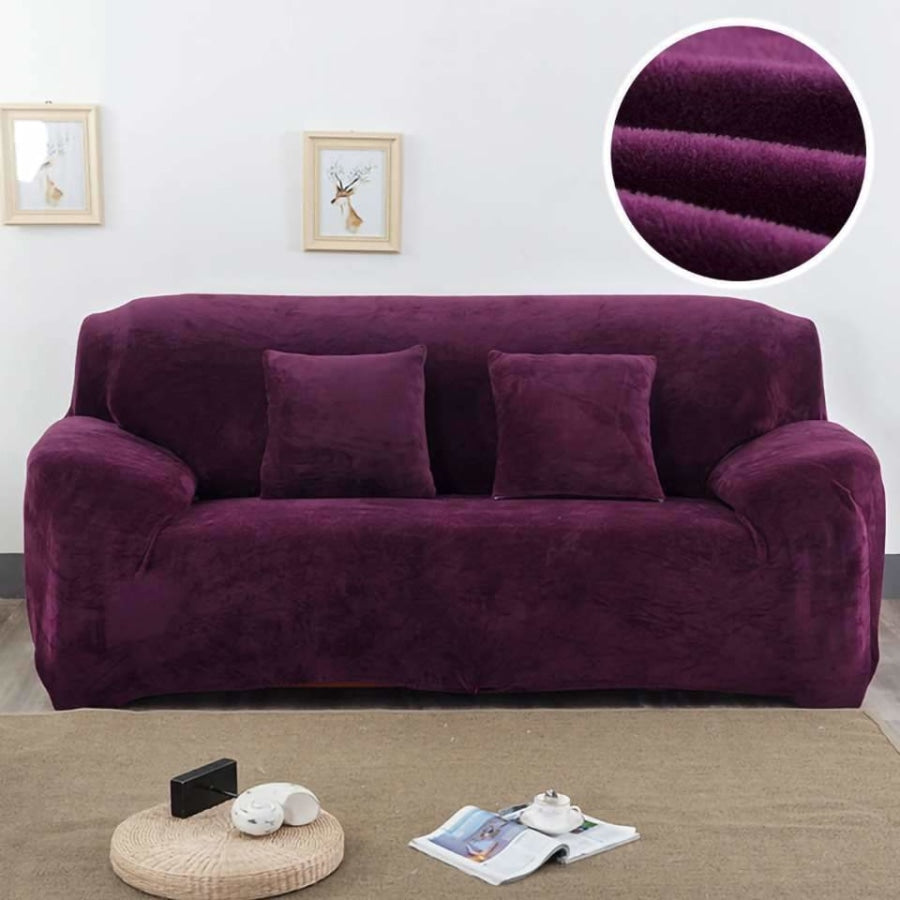 Capa Para Sofá Mágica Modernas 2 ou 3 Lugares Plush - FRETE GRÁTIS