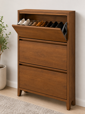 Sapateira Slim Premium de Madeira