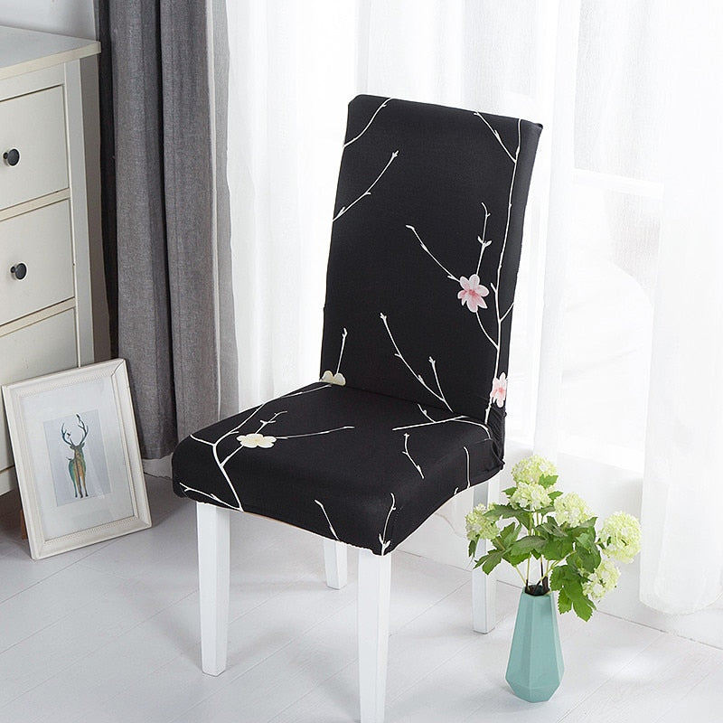 Capa de Cadeira Jantar Estampada