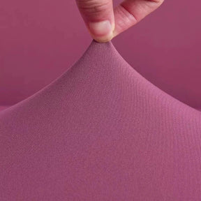 Capa De Sofá Stretch Ajustável Lisa Rosa