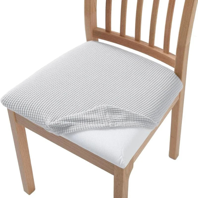 Capa Elastica Ajustável para Assento de Cadeira Jacquard